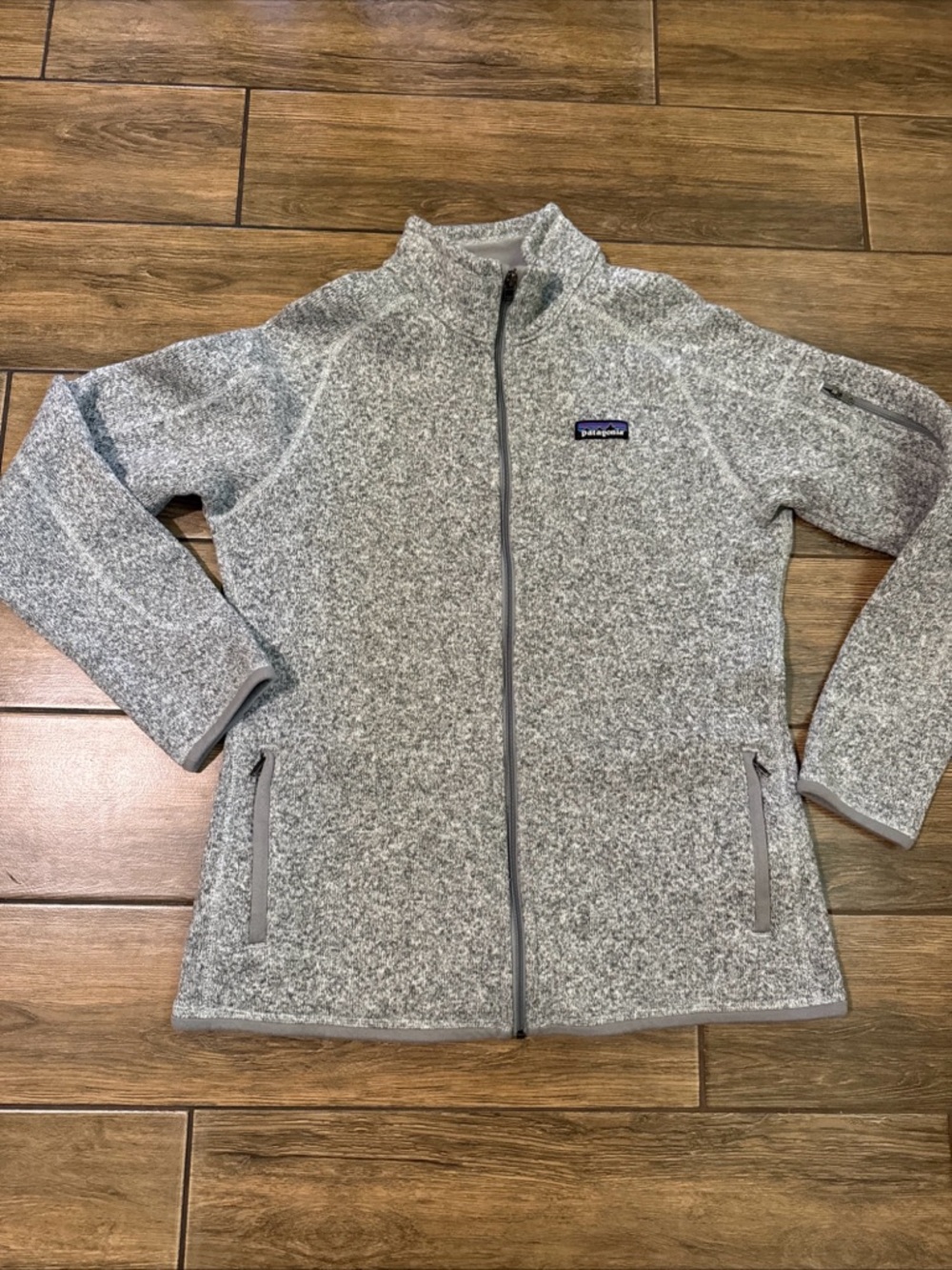 Patagonia Better Sweater Full Zip Fleece Jacket Grey Heather Women’s Sz Large